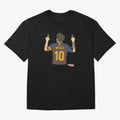 Lionel Messi's famous gesture of pointing to the sky Classic T-Shirt Keep the Legacy of Match Day Hype around FIFA World Cup 2026, Haaland and Mbappe, Spain, Football History, Final Match Energy, Crowd Noise and Once in a Lifetime Moments; Great