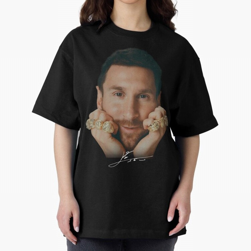 Lionel Messi 8 Ballon d'Or Gold Rings Classic T-Shirt Cheer for Global Football Passion for FIFA World Cup 2026 USA Canada Mexico, Built around Cristiano Ronaldo, Haaland and CR7, Argentina, Goal Celebration Energy, Supporter Heritage, Football