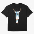 Messi Pop Art Portrait Classic T-Shirt Build the FIFA World Cup 2026 USA Canada Mexico Journey through Messi, Neymar and Mbappe Highlights, England and Germany Pride, Game Day Rituals, Football Legends, Country Pride and the Road to the Final;