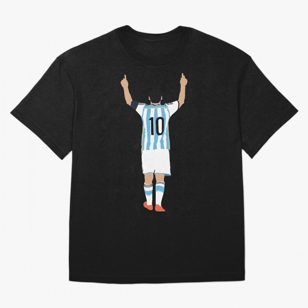 Messi Pop Art Portrait Classic T-Shirt Build the FIFA World Cup 2026 USA Canada Mexico Journey through Messi, Neymar and Mbappe Highlights, England and Germany Pride, Game Day Rituals, Football Legends, Country Pride and the Road to the Final;