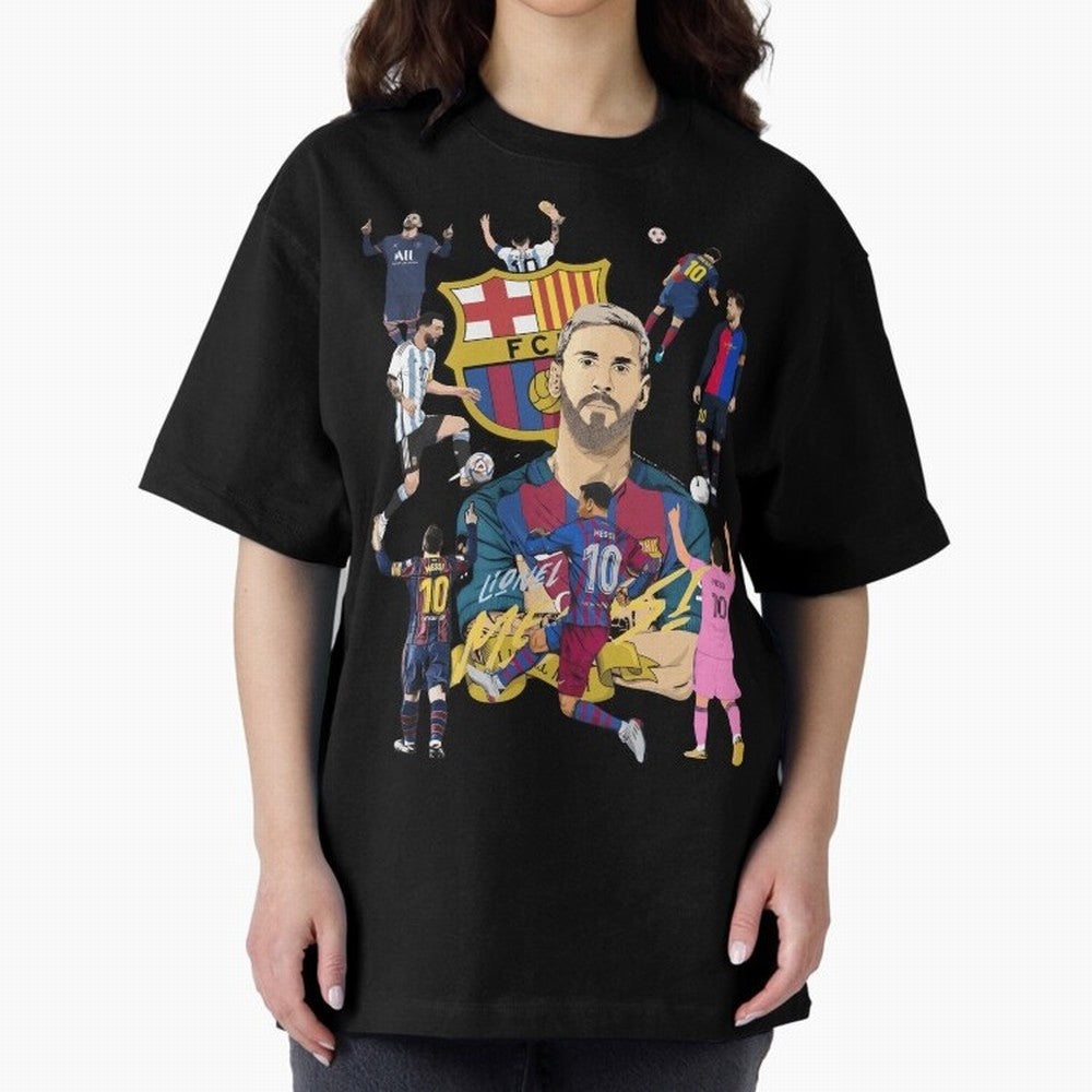 Messi Pop Art Portrait Classic T-Shirt Celebrate Supporters United by FIFA World Cup 2026 for Fans of Mbappe and Neymar and France and Portugal, Bringing Football Festival Excitement, Trophy Ambitions, Country Rivalries and Star Player Buzz; Ideal