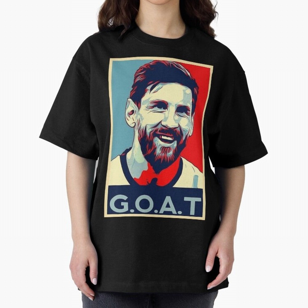 Messi Pop Art Portrait Classic T-Shirt Feel the Heartbeat of the FIFA World Cup 2026 Group Stage Journey through Neymar, Haaland and Cristiano Ronaldo Highlights, Portugal Pride, Supporter Pride, Iconic Celebrations, Legendary Names and Global