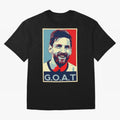 Messi Pop Art Portrait Classic T-Shirt Feel the Heartbeat of the FIFA World Cup 2026 Group Stage Journey through Neymar, Haaland and Cristiano Ronaldo Highlights, Portugal Pride, Supporter Pride, Iconic Celebrations, Legendary Names and Global