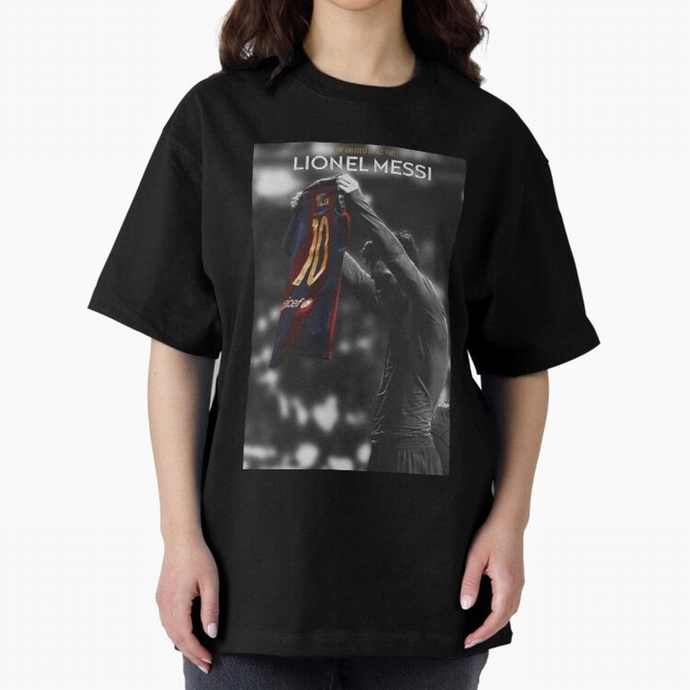 Lionel Messi GOAT Boxy T-Shirt Bring International Match Energy to the FIFA World Cup 2026 USA Canada Mexico Journey through CR7 and Messi Highlights, France Pride, Football History, Final Match Energy, Crowd Noise and Once in a Lifetime Moments;