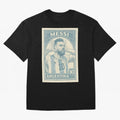 Lionel Messi Vintage Stamp Poster ¨C Argentina #10 Retro Football Art ¨C Barcelona Legend Illustration Classic T-Shirt Experience the Global Stage of FIFA World Cup 2026 USA Canada Mexico for Fans of Messi, CR7 and Mbappe and Portugal, Bringing
