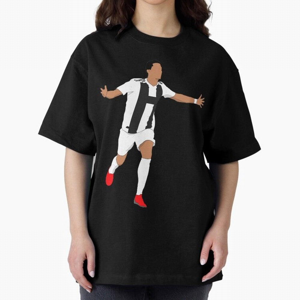 Ronaldo Oversized T-Shirt Celebrate the Magic of the FIFA World Cup 2026 USA Canada Mexico Journey through Mbappe and Neymar Highlights, France and Portugal Pride, Football Passion, Legendary Performances, Festival Vibes and Supporter Community;
