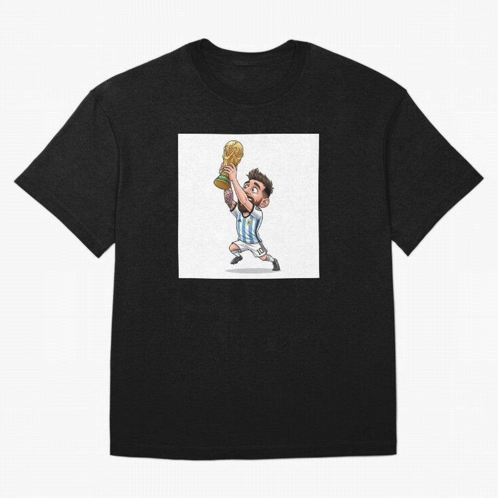 Lionel Messi Oversized T-Shirt Bring a Vintage Feel to the FIFA World Cup 2026 Journey through Cristiano Ronaldo Highlights, Spain Pride, Stadium Memories, Football Loyalty, International Chants and Championship Tradition; Great for Watch Parties,