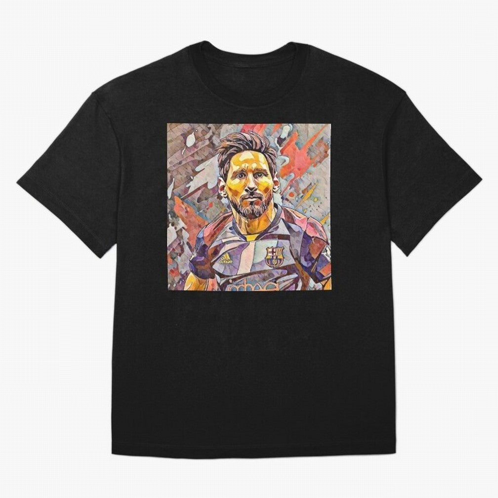 Messi art Oversized T-Shirt Celebrate Every Goal in FIFA World Cup 2026 USA Canada Mexico Spirit, Capturing Spain and Netherlands, Neymar, Game Day Rituals, Football Legends, Country Pride and the Road to the Final; Ideal for Fans Who Follow Messi,