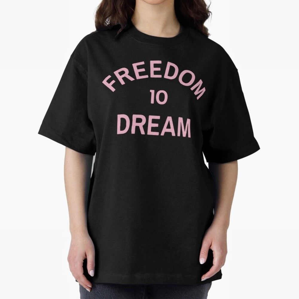 Freedom 10 Dream Oversized T-Shirt Show Your Stadium Side during Match Day Hype around FIFA World Cup 2026 Group Stage, Neymar, Brazil, Global Supporter Spirit, Legendary Goals, National Colors and Tournament Celebration; Great for Watch Parties,