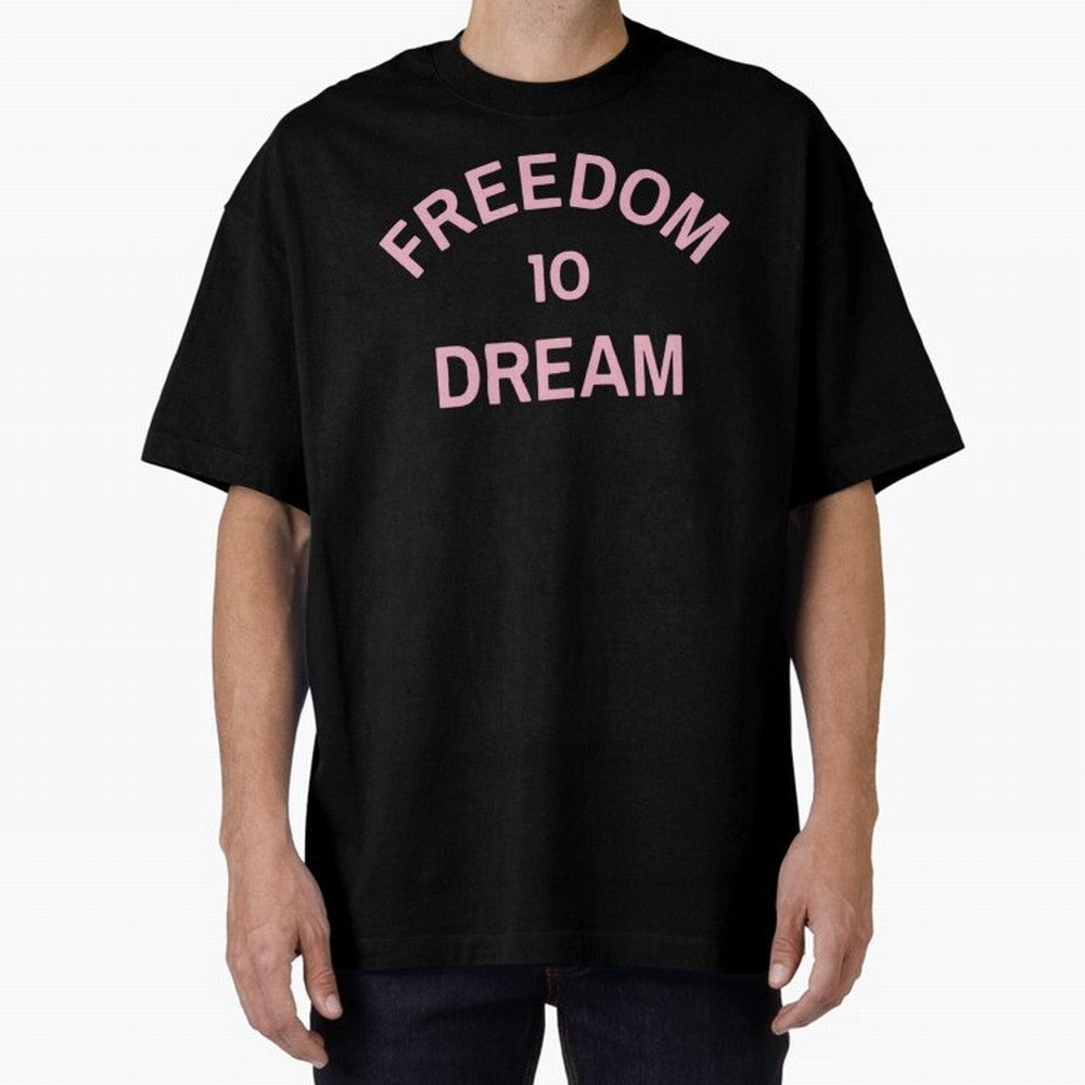Freedom 10 Dream Oversized T-Shirt Show Your Stadium Side during Match Day Hype around FIFA World Cup 2026 Group Stage, Neymar, Brazil, Global Supporter Spirit, Legendary Goals, National Colors and Tournament Celebration; Great for Watch Parties,