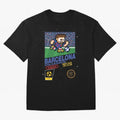 FC Barcelona (8-bit Football / Soccer Videogame Cart) Essential T-Shirt Show Match Day Excitement for FIFA World Cup 2026 Group Stage Spirit, Made for France and Portugal, Messi, Stadium Chants, National Pride, Trophy Dreams and Unforgettable