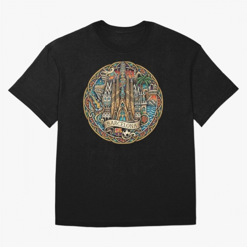 BARCELONA Classic T-Shirt Represent Fans Who Live for Match Day Hype around FIFA World Cup 2026, Messi, Neymar and Mbappe, Spain, Soccer Culture, Superstar Moments, National Team Dreams and Competitive Fire; Made for Collectors Who Enjoy Iconic