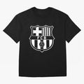 T-SHIRT BARCELONA Oversized T-Shirt Show Your Tournament Heart for Global Football Passion for FIFA World Cup 2026 USA Canada Mexico, Highlighting Messi, CR7 and Mbappe, France, Goal Celebration Energy, Supporter Heritage, Football Icons and