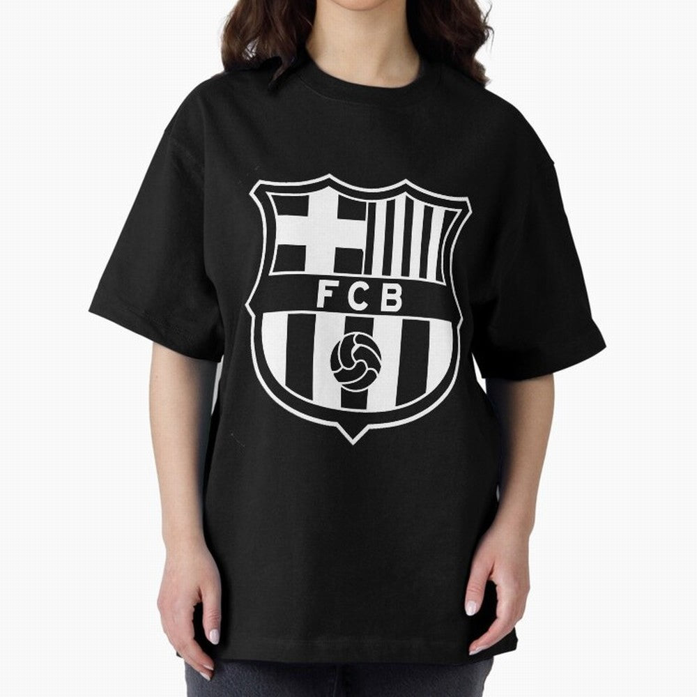 T-SHIRT BARCELONA Oversized T-Shirt Show Your Tournament Heart for Global Football Passion for FIFA World Cup 2026 USA Canada Mexico, Highlighting Messi, CR7 and Mbappe, France, Goal Celebration Energy, Supporter Heritage, Football Icons and