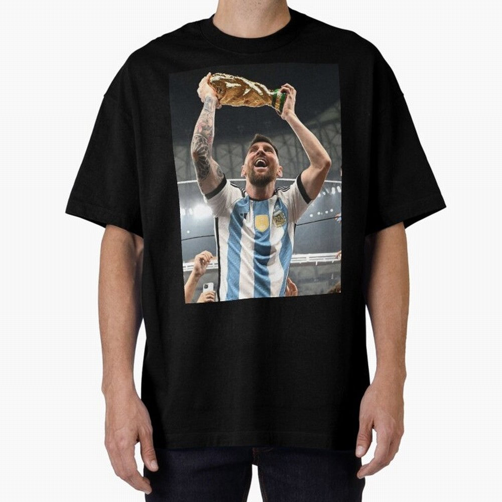Lionel Messi Essential T-Shirt Capture Stadium Memories from Global Football Passion for FIFA World Cup 2026, Capturing Messi and Cristiano Ronaldo, Argentina, Worldwide Fan Energy, Dramatic Goals, Stadium Lights and Championship Celebrations; Made