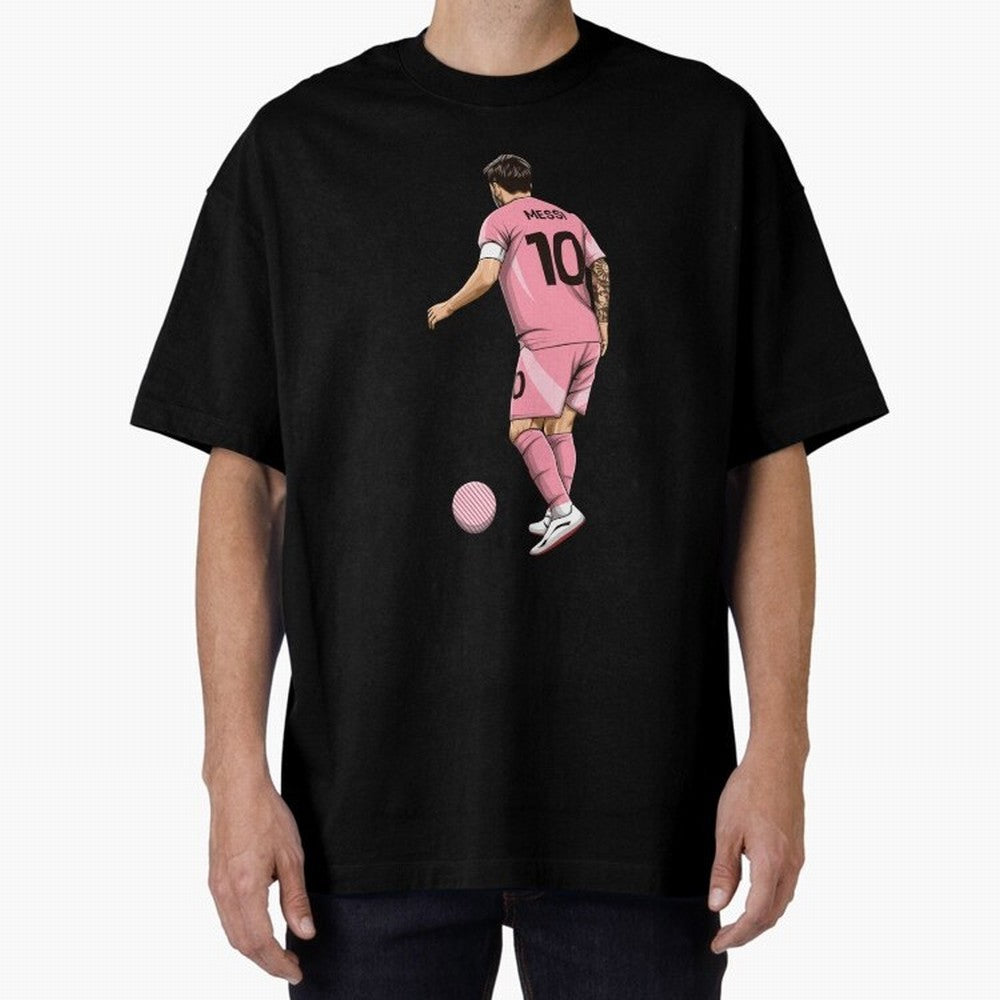 Lionel Messi Oversized T-Shirt Bring Match Day Fire to FIFA World Cup 2026 USA Canada Mexico for Fans of CR7 and Messi and England and Germany, Bringing Match Day Excitement, Supporter Culture, Golden Goals and Global Football Passion; Great for
