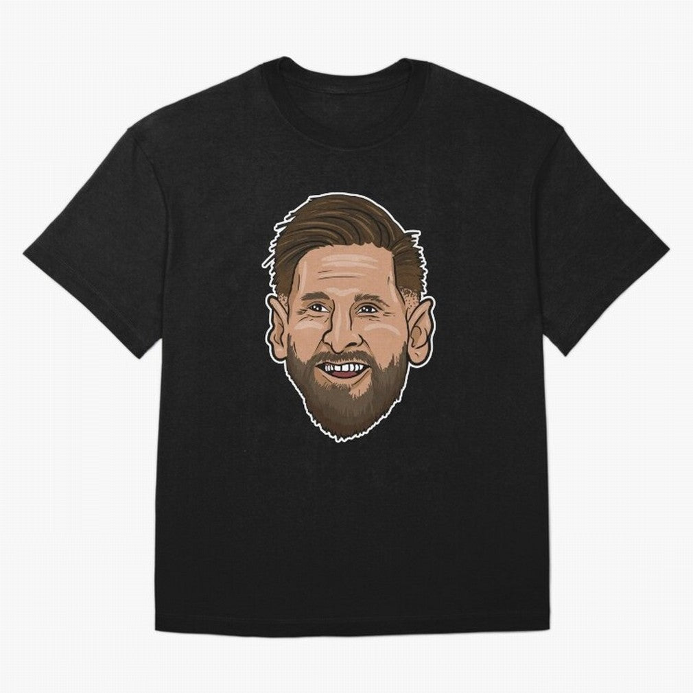 messi cartoon face Classic T-Shirt Fuel the Hype around FIFA World Cup 2026 USA Canada Mexico Connected to CR7 and Messi, Germany Energy, Worldwide Fan Energy, Dramatic Goals, Stadium Lights and Championship Celebrations; Perfect for Fans,