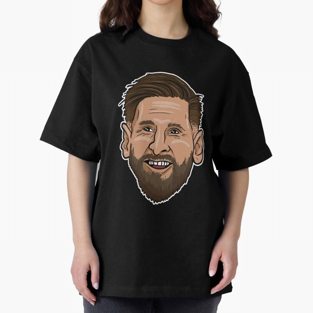 messi cartoon face Classic T-Shirt Fuel the Hype around FIFA World Cup 2026 USA Canada Mexico Connected to CR7 and Messi, Germany Energy, Worldwide Fan Energy, Dramatic Goals, Stadium Lights and Championship Celebrations; Perfect for Fans,