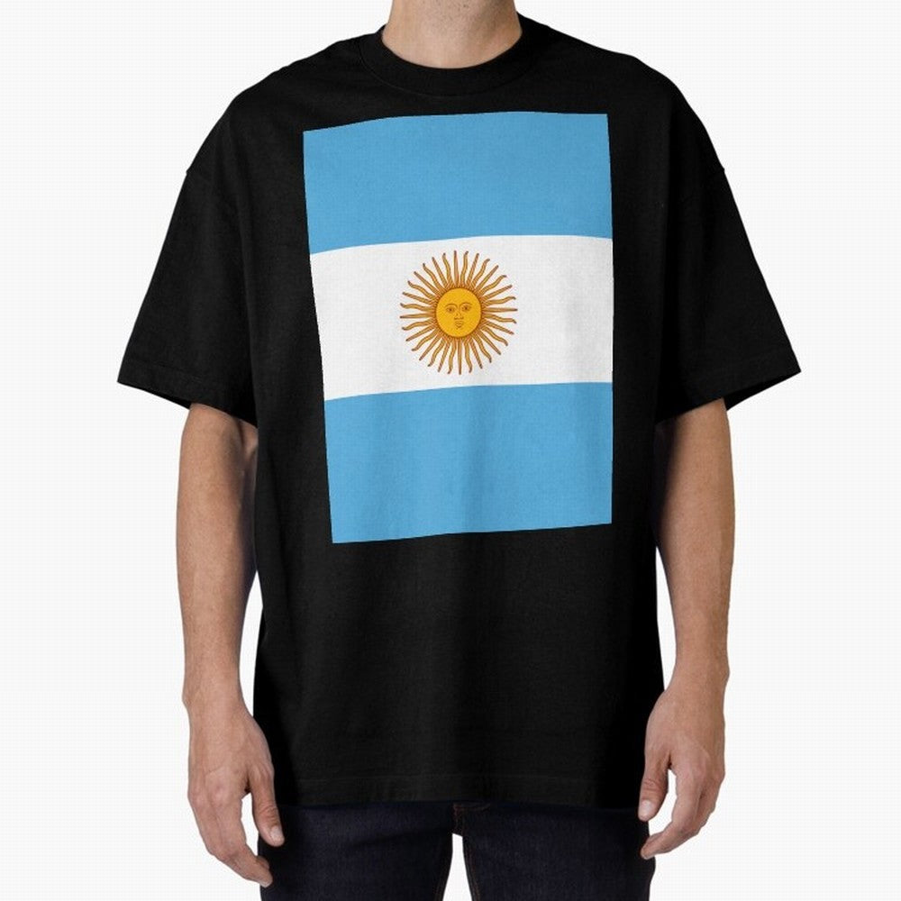 Argentina Oversized T-Shirt Discover Match Day Hype around FIFA World Cup 2026 USA Canada Mexico, CR7, England, Stadium Chants, National Pride, Trophy Dreams and Unforgettable Football Memories; Ideal for Football Dads, Football Moms, Friends,