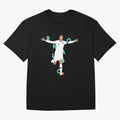 Ronaldo (Mint Green) Oversized T-Shirt Bring Legendary Rivalry Energy to Global Football Passion for FIFA World Cup 2026 Group Stage, Capturing Cristiano Ronaldo, Haaland and CR7, Argentina, France and Brazil, Game Day Rituals, Football Legends,