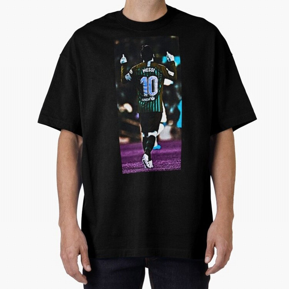 Lionel Messi Oversized T-Shirt Support the Legends of FIFA World Cup 2026 Group Stage for Fans of Neymar, Haaland and Cristiano Ronaldo and England and Germany, Bringing Vintage Soccer Flavor, Modern Football Stars, National Flags and Final Night