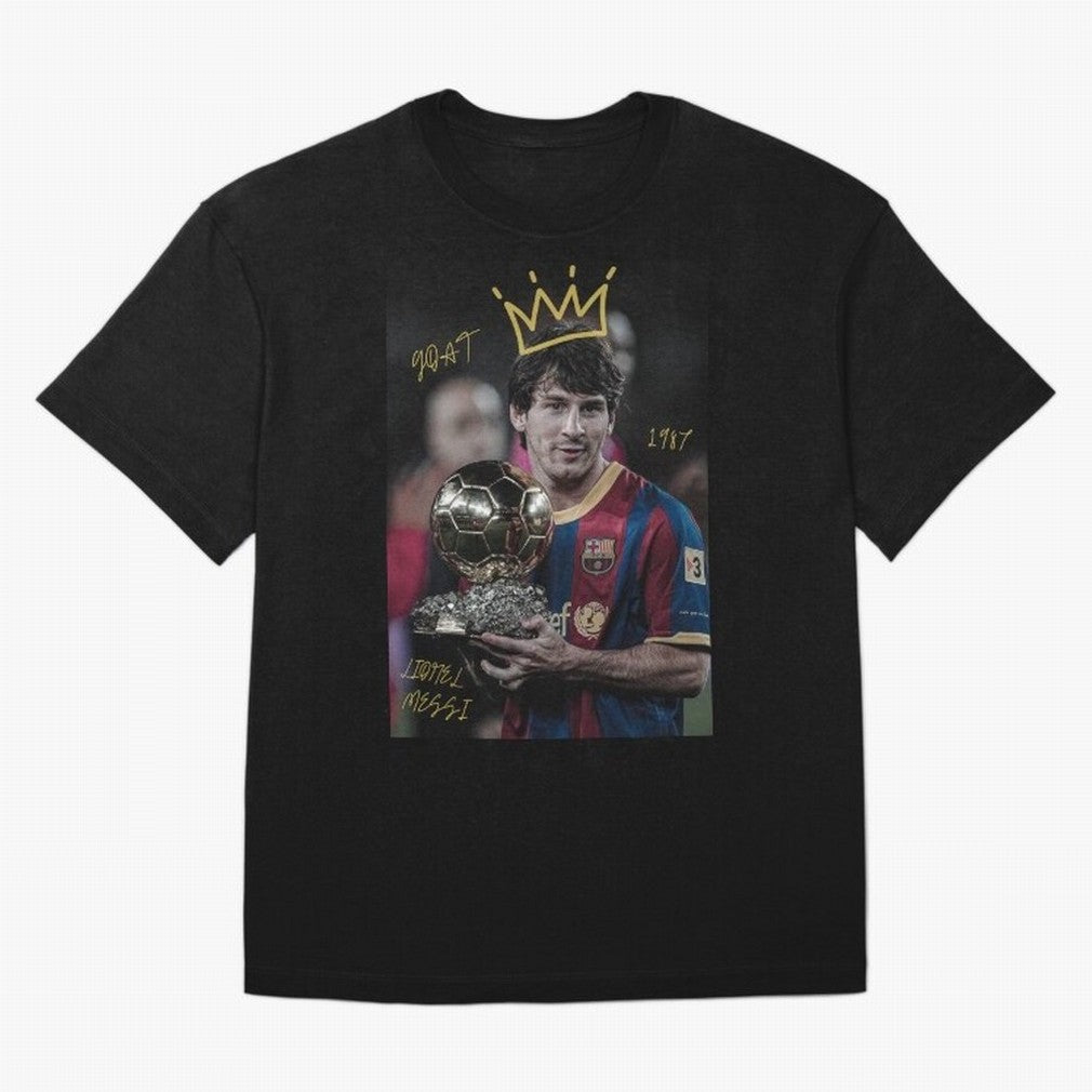 Lionel Messi - GOAT Classic T-Shirt Honor Champions and Dreams in FIFA World Cup 2026 USA Canada Mexico for Fans of Neymar, Haaland and Cristiano Ronaldo and Portugal, Spain and Germany, Bringing Champion Mindset, Group Stage Buzz, Knockout Tension