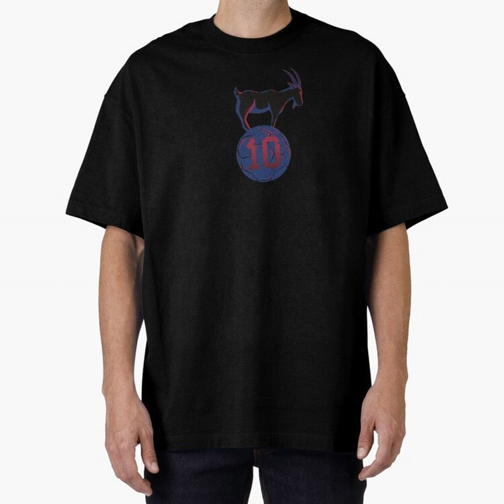 Messi 10 GOAT (Blue Soccer Ball FCB Futbol) Classic T-Shirt Keep Football History Alive during Global Football Passion for FIFA World Cup 2026 USA Canada Mexico, Built around Messi and Cristiano Ronaldo, Brazil, Championship Spirit, Famous Goals,