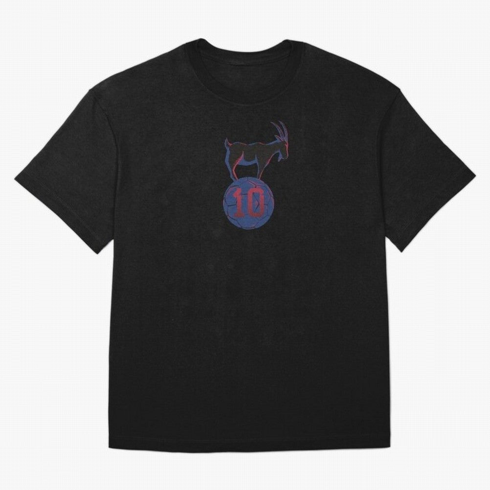 Messi 10 GOAT (Blue Soccer Ball FCB Futbol) Classic T-Shirt Keep Football History Alive during Global Football Passion for FIFA World Cup 2026 USA Canada Mexico, Built around Messi and Cristiano Ronaldo, Brazil, Championship Spirit, Famous Goals,