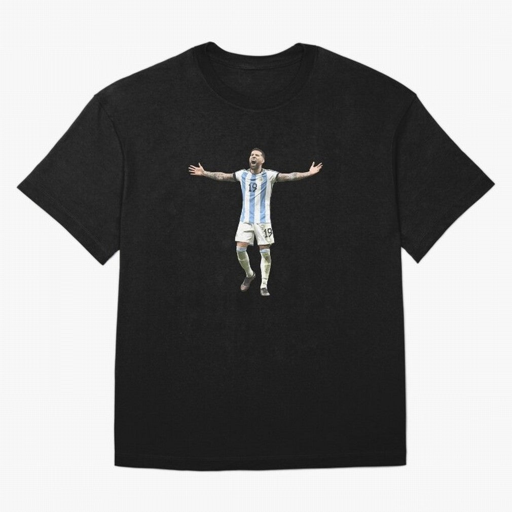 Nicolas Otamendi Classic T-Shirt Feel International Energy from Global Football Passion for FIFA World Cup 2026 Group Stage, Highlighting Messi, Neymar and Mbappe, Brazil, Champion Mindset, Group Stage Buzz, Knockout Tension and Passionate Fan