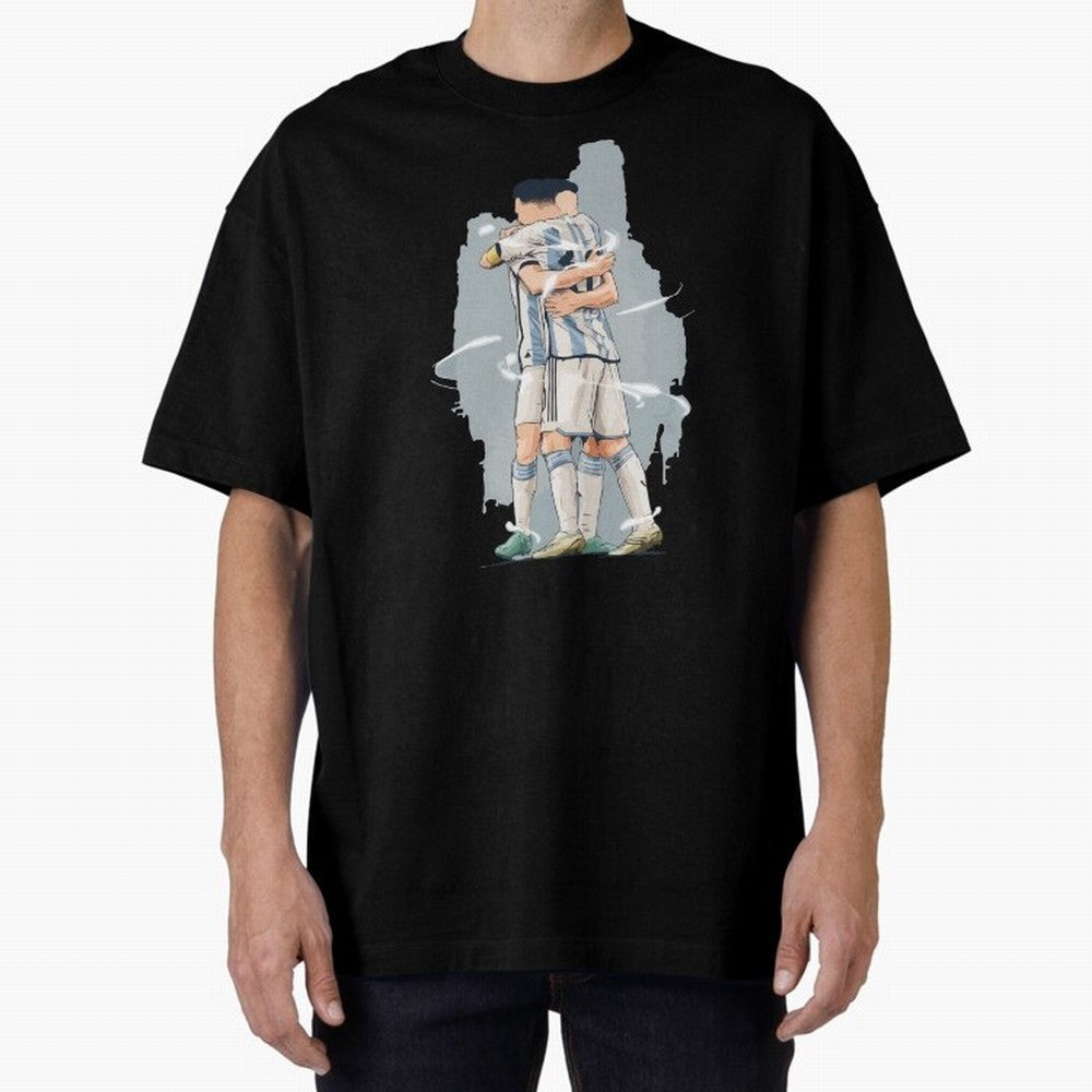 Messi with his fan Julian Alvarez World Cup 2022 Classic T-Shirt Celebrate Rivalries and Pride in the FIFA World Cup 2026 Journey through Mbappe and Neymar Highlights, Argentina Pride, Worldwide Fan Energy, Dramatic Goals, Stadium Lights and