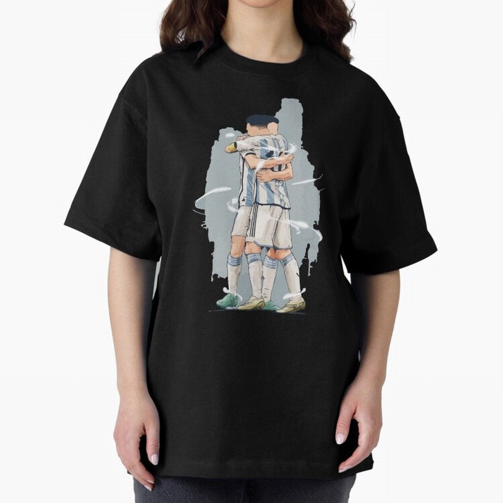 Messi with his fan Julian Alvarez World Cup 2022 Classic T-Shirt Celebrate Rivalries and Pride in the FIFA World Cup 2026 Journey through Mbappe and Neymar Highlights, Argentina Pride, Worldwide Fan Energy, Dramatic Goals, Stadium Lights and