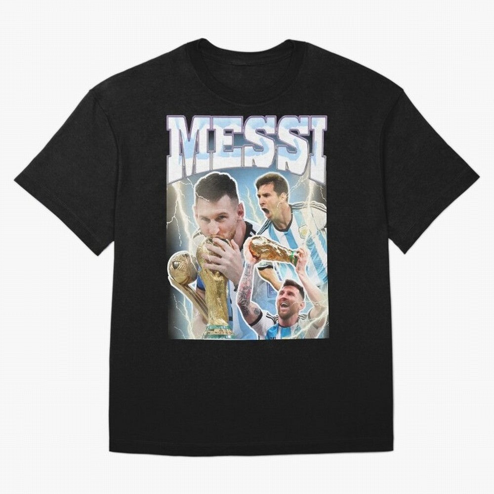 Messi Champion Vintage Retro Design Classic T-Shirt Get Ready for Match Day Hype around FIFA World Cup 2026, Neymar, France and Portugal, Football Festival Excitement, Trophy Ambitions, Country Rivalries and Star Player Buzz; Great for Supporters