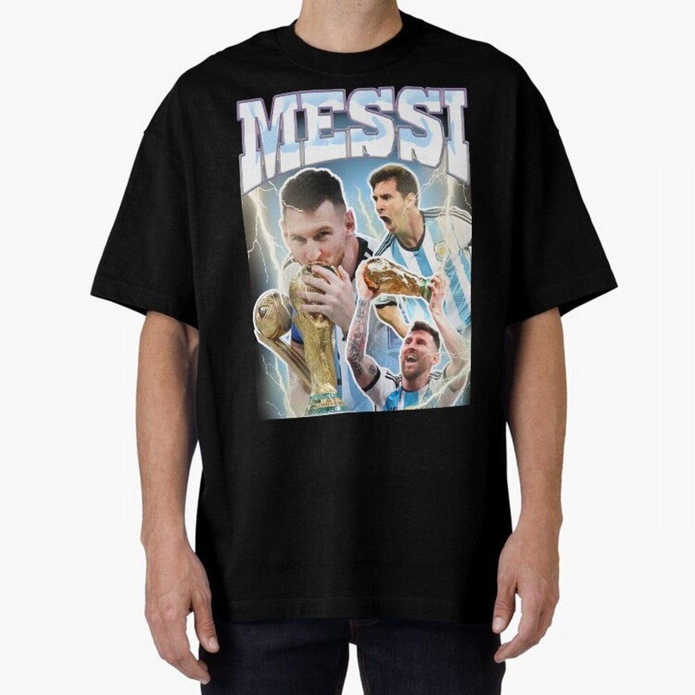 Messi Champion Vintage Retro Design Classic T-Shirt Get Ready for Match Day Hype around FIFA World Cup 2026, Neymar, France and Portugal, Football Festival Excitement, Trophy Ambitions, Country Rivalries and Star Player Buzz; Great for Supporters