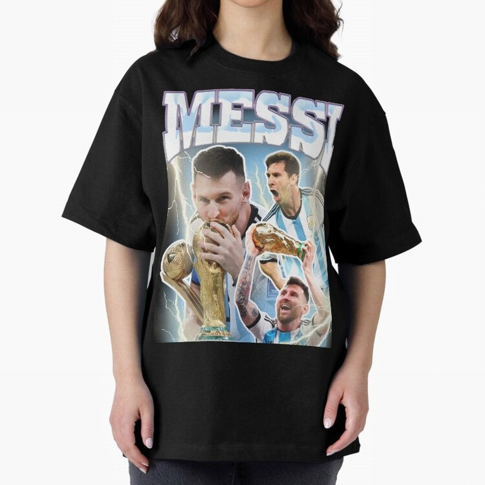 Messi Champion Vintage Retro Design Classic T-Shirt Get Ready for Match Day Hype around FIFA World Cup 2026, Neymar, France and Portugal, Football Festival Excitement, Trophy Ambitions, Country Rivalries and Star Player Buzz; Great for Supporters