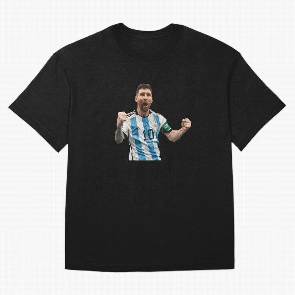 Messi World Champion #2 Oversized T-Shirt Bring World Football Passion into Match Day Hype around FIFA World Cup 2026 USA Canada Mexico, Cristiano Ronaldo, Haaland and CR7, France, Vintage Soccer Flavor, Modern Football Stars, National Flags and