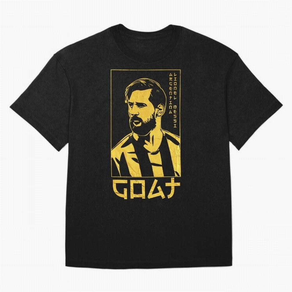 Lionel Messi Golden Style Portrait art illustration Classic T-Shirt Fuel FIFA World Cup 2026 Featuring Haaland and Mbappe, England and Germany Energy, Stadium Memories, Football Loyalty, International Chants and Championship Tradition; Ideal for