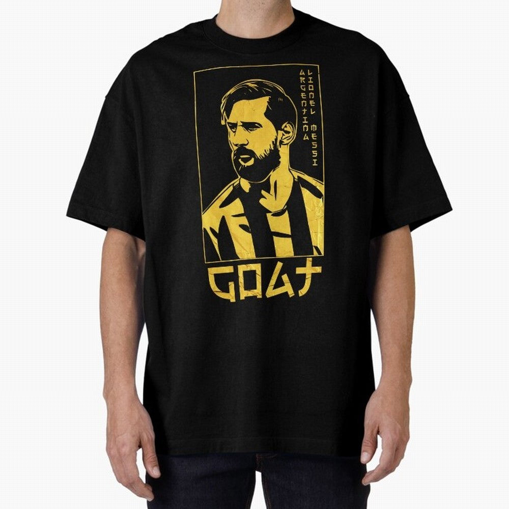 Lionel Messi Golden Style Portrait art illustration Classic T-Shirt Fuel FIFA World Cup 2026 Featuring Haaland and Mbappe, England and Germany Energy, Stadium Memories, Football Loyalty, International Chants and Championship Tradition; Ideal for