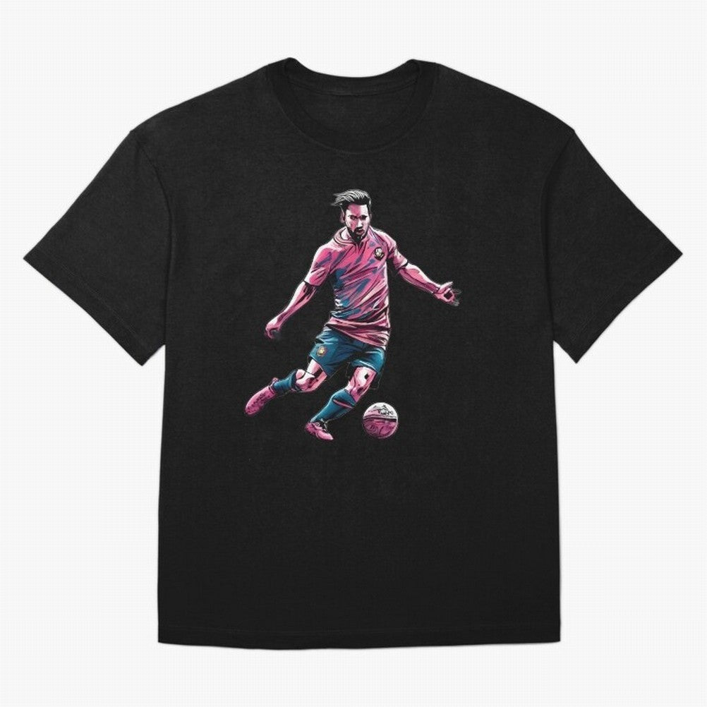 Lionel Messi watercolor drawing Classic T-Shirt Support Your Favorite Stars during FIFA World Cup 2026 USA Canada Mexico for Fans of Mbappe and England, Bringing Classic Soccer Heritage, Championship Pressure, Fan Loyalty and International Pride;