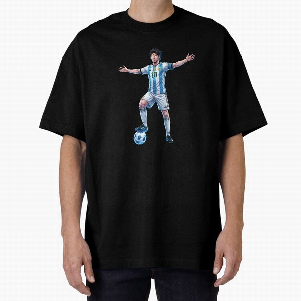 The GOAT | Anime style Classic T-Shirt Keep the Legacy of FIFA World Cup 2026 Group Stage Made for Mbappe, Argentina Energy, Worldwide Fan Energy, Dramatic Goals, Stadium Lights and Championship Celebrations; Built for Supporters Chasing Trophy