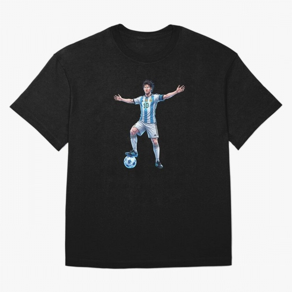 The GOAT | Anime style Classic T-Shirt Keep the Legacy of FIFA World Cup 2026 Group Stage Made for Mbappe, Argentina Energy, Worldwide Fan Energy, Dramatic Goals, Stadium Lights and Championship Celebrations; Built for Supporters Chasing Trophy