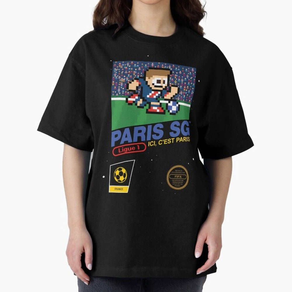 Paris SG v2 8bit Football Essential T-Shirt Join Supporters Worldwide for FIFA World Cup 2026 Spirit, Driven by Brazil, Portugal and Argentina, CR7 and Messi, Game Day Rituals, Football Legends, Country Pride and the Road to the Final; Perfect for