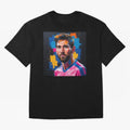 Vibrant Artistic Portrait of Lionel Messi (GOAT) - Digital painting (Version 4) Classic T-Shirt Stand Proud for FIFA World Cup 2026 Group Stage Spirit, Built around Germany, CR7, Supporter Pride, Iconic Celebrations, Legendary Names and Global