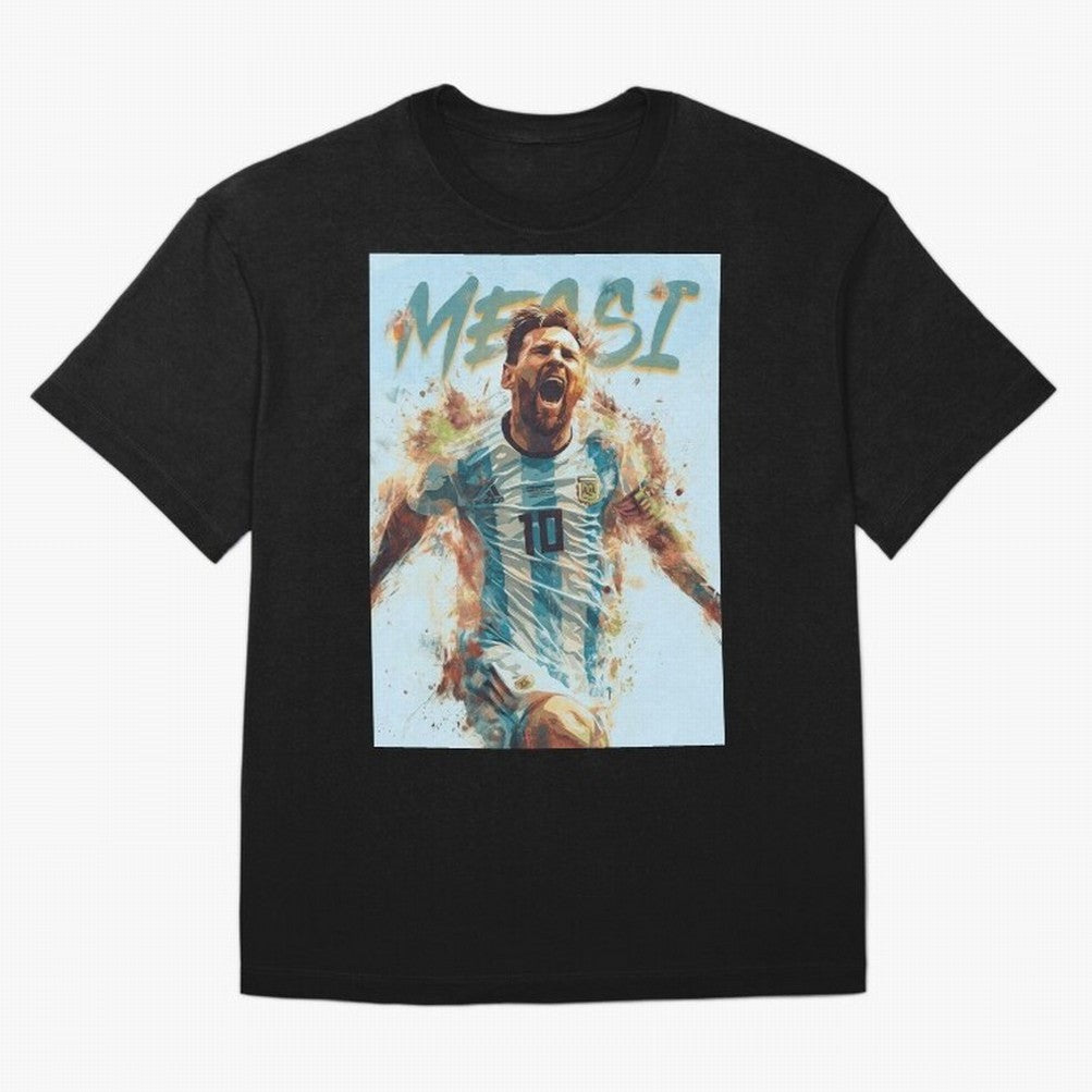Messi The GOAT Oversized T-Shirt Keep Football History Alive during FIFA World Cup 2026 Group Stage for Fans of Cristiano Ronaldo and France, Bringing Stadium Chants, National Pride, Trophy Dreams and Unforgettable Football Memories; Perfect for