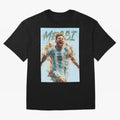 Messi The GOAT Oversized T-Shirt Keep Football History Alive during FIFA World Cup 2026 Group Stage for Fans of Cristiano Ronaldo and France, Bringing Stadium Chants, National Pride, Trophy Dreams and Unforgettable Football Memories; Perfect for