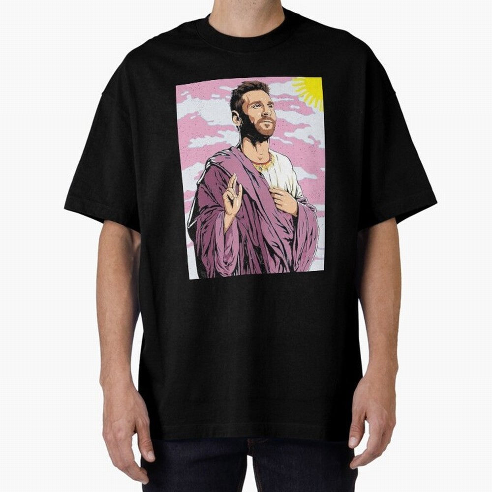 Messi the best Oversized T-Shirt Represent Football Lovers during FIFA World Cup 2026 Group Stage Made for Mbappe and Neymar, Germany Energy, Classic Soccer Heritage, Championship Pressure, Fan Loyalty and International Pride; Great for Supporters
