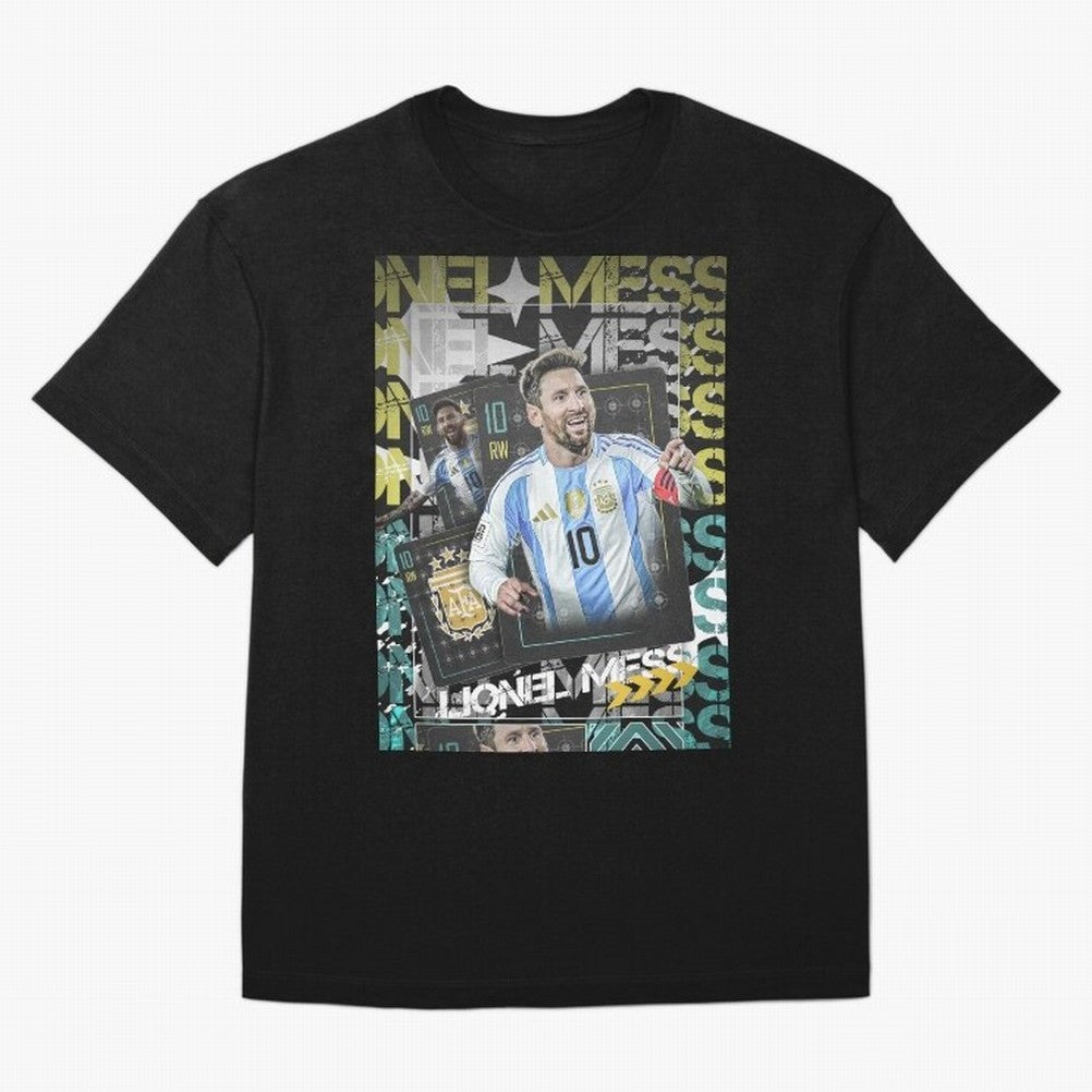Lionel Messi Argentina Maestro Trading Card Cinematic Poster Classic T-Shirt Live the Energy of the FIFA World Cup 2026 Journey through Messi, CR7 and Mbappe Highlights, Argentina, France and Brazil Pride, Football Festival Excitement, Trophy