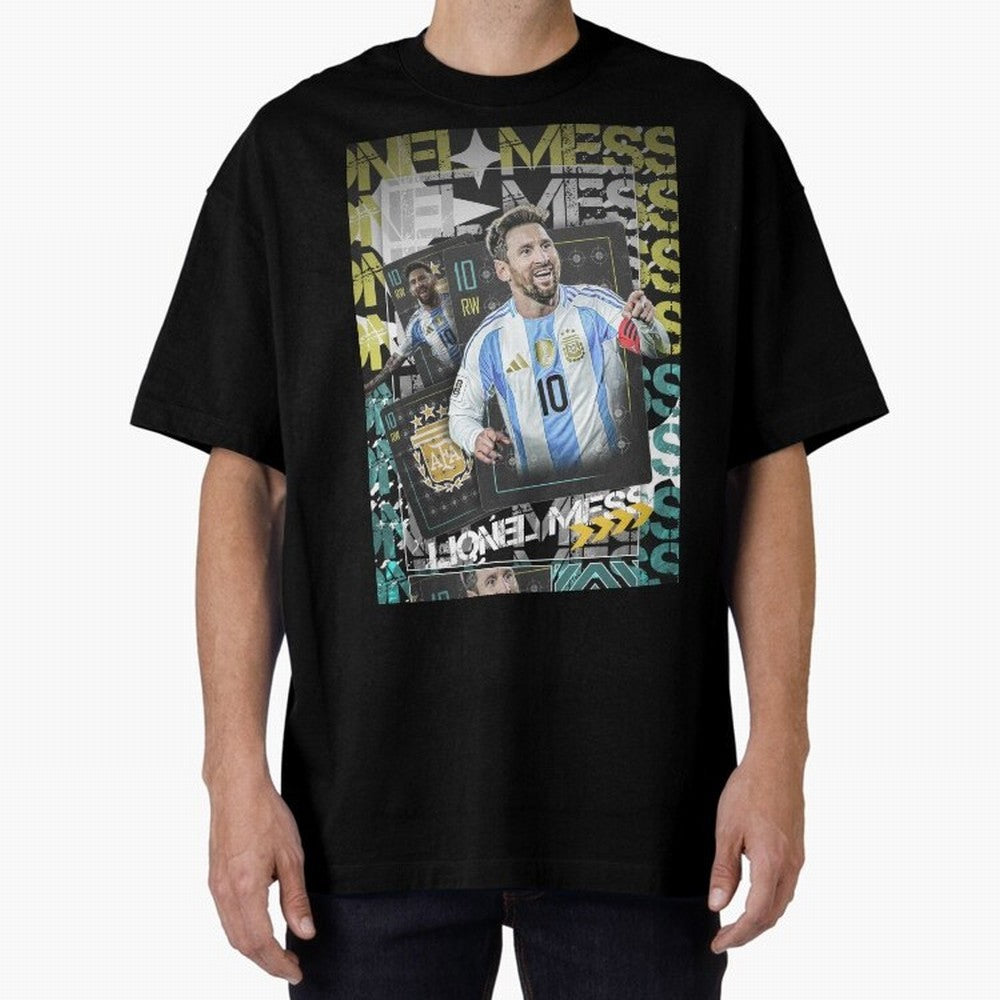 Lionel Messi Argentina Maestro Trading Card Cinematic Poster Classic T-Shirt Live the Energy of the FIFA World Cup 2026 Journey through Messi, CR7 and Mbappe Highlights, Argentina, France and Brazil Pride, Football Festival Excitement, Trophy