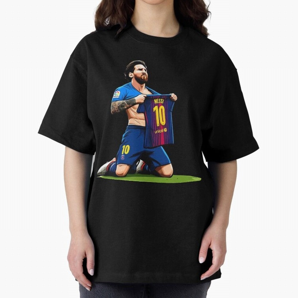 Lionel Messi's Barcelona T-Shirt 10 Classic T-Shirt Celebrate Supporters United by FIFA World Cup 2026 Spirit, Made for Germany, Messi, Vintage Soccer Flavor, Modern Football Stars, National Flags and Final Night Emotion; Built for Supporters