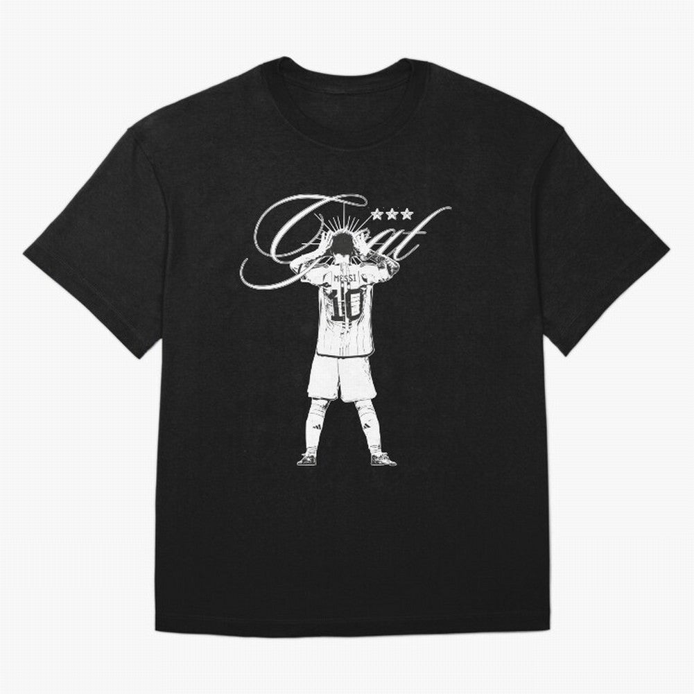 Messi Argentina, GOAT Oversized T-Shirt Carry the Dream of Match Day Hype around FIFA World Cup 2026 USA Canada Mexico, Messi, Neymar and Mbappe, England and Germany, Vintage Soccer Flavor, Modern Football Stars, National Flags and Final Night