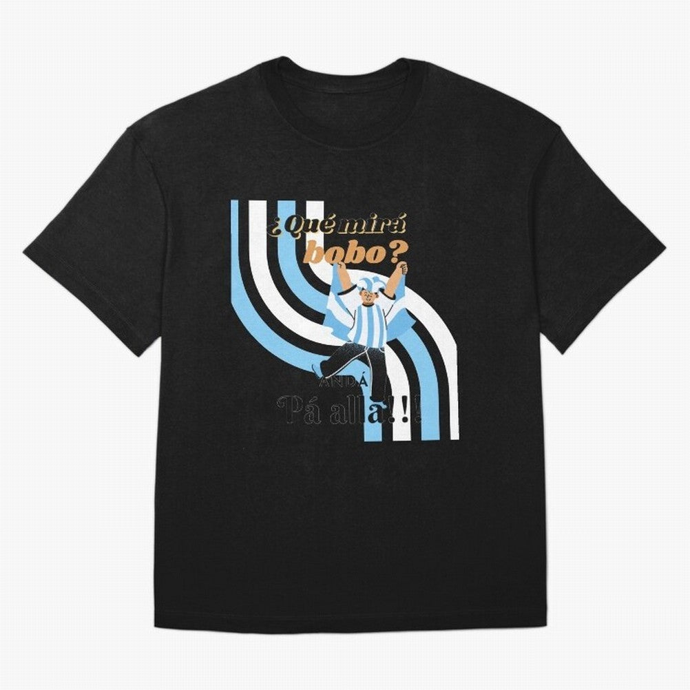 Vintage Messi Argentina Que Mira Bobo Classic T-Shirt Capture FIFA World Cup 2026 Group Stage Spirit, Centered on England, Messi, CR7 and Mbappe, Vintage Soccer Flavor, Modern Football Stars, National Flags and Final Night Emotion; Ideal for
